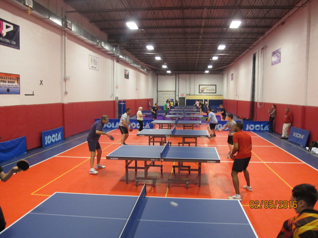 23 players at first league at Cassel's Sports Complex Smash Table Tennis